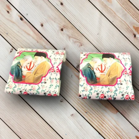 جانماز با عکس حاج قاسم سلیمانی جیبی خرید جانماز جیبی با عکس سردار سلیمانی